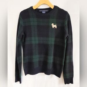 Ralph Lauren Sport Wool & Cashmere Tartan Crewneck Sweater, S